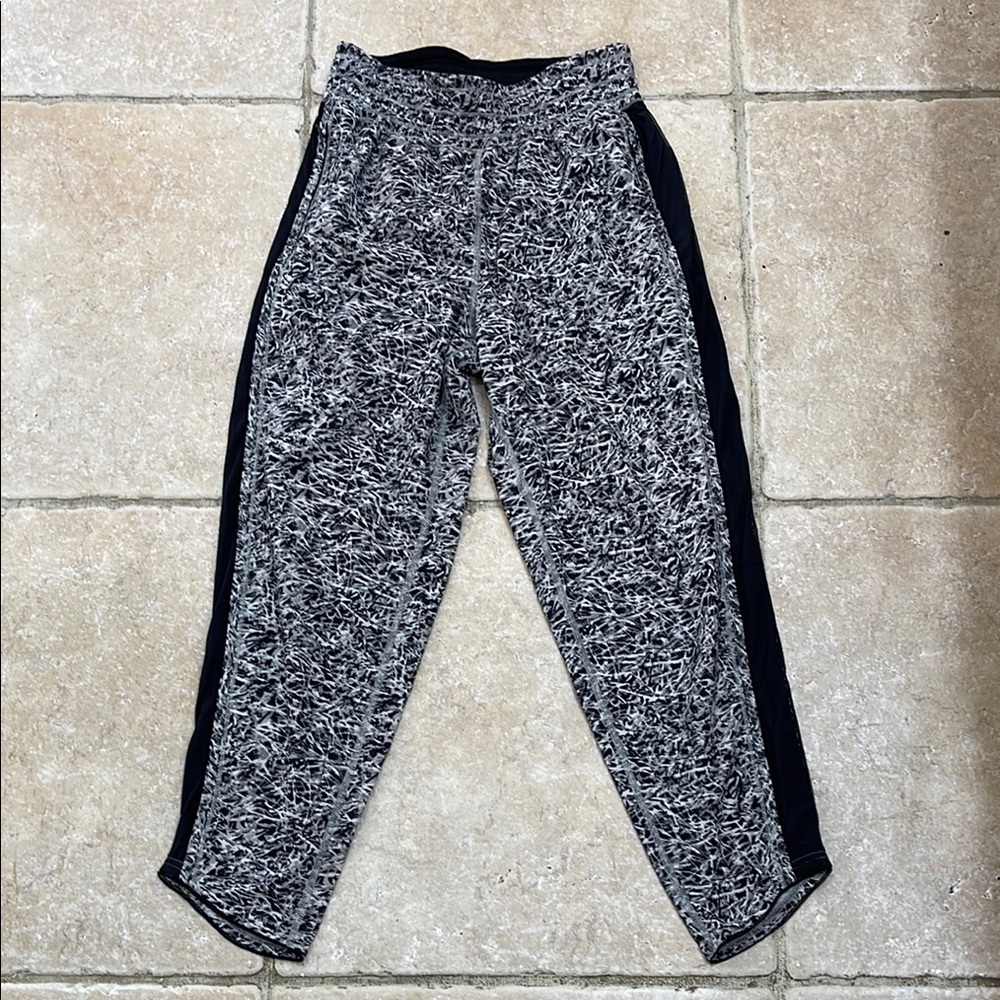 lululemon athletica Black and Gray Pants